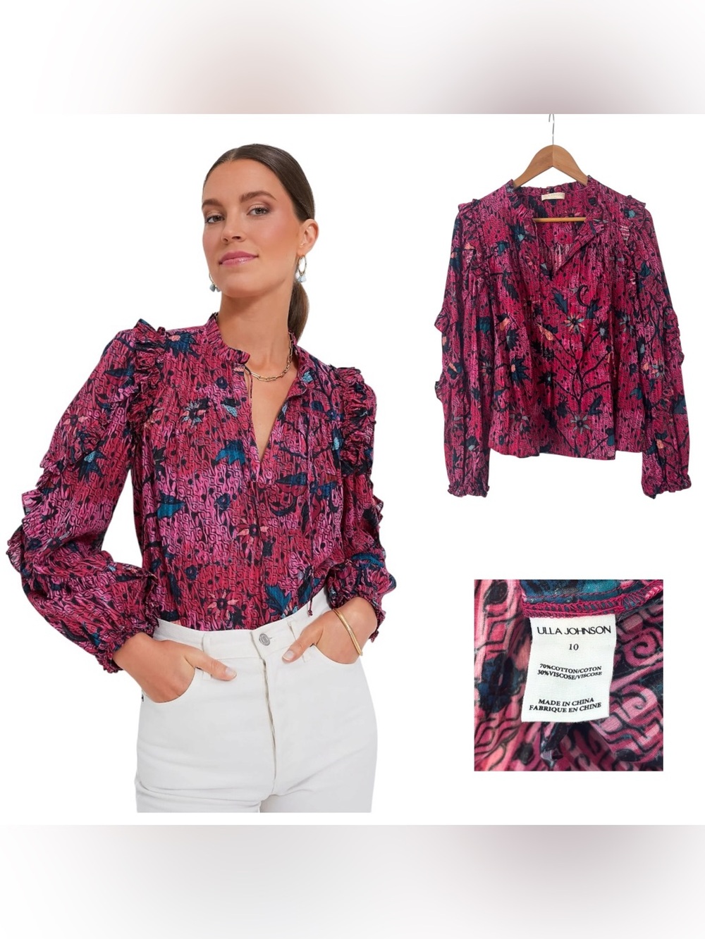 Ulla Johnson Manet Blouse